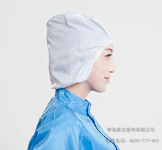 白色防静电帽子